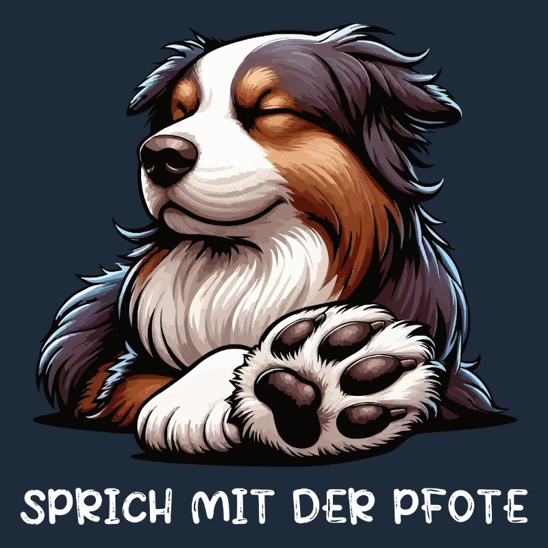 Sprich mit der Pfote Australian Shepherd Aussie 