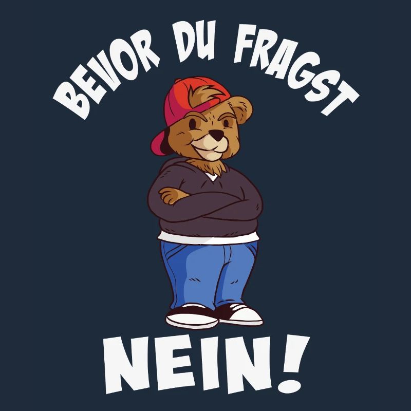 Cool bear style with trendy hat