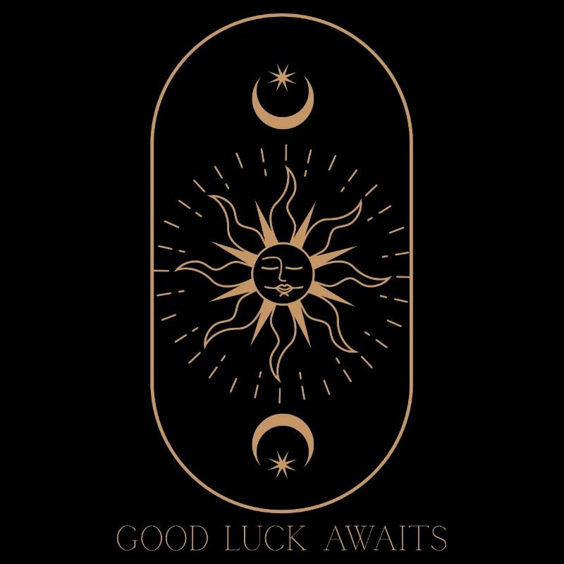 Fine Line Sun & Moons – Good Luck Awaits