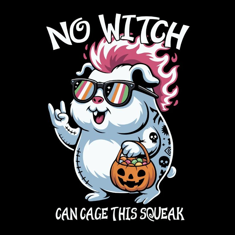 Hamster mit Sonnenbrillen Halloween Spaß