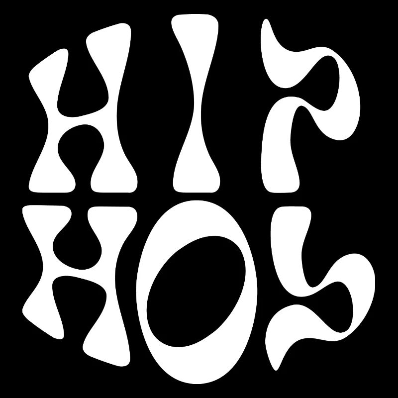 Logo Hip Hop Design Fluide