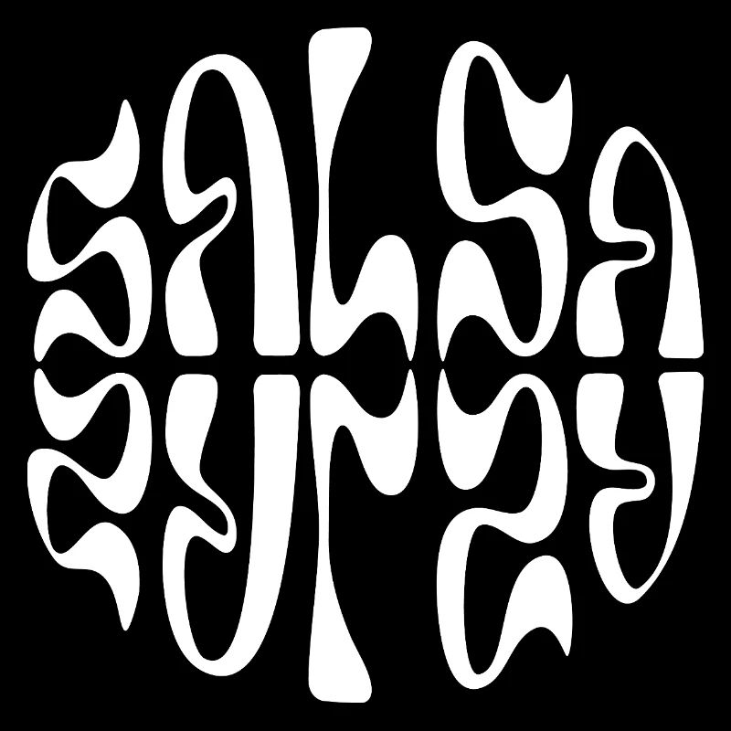 Salsa Pulse Circular Typography