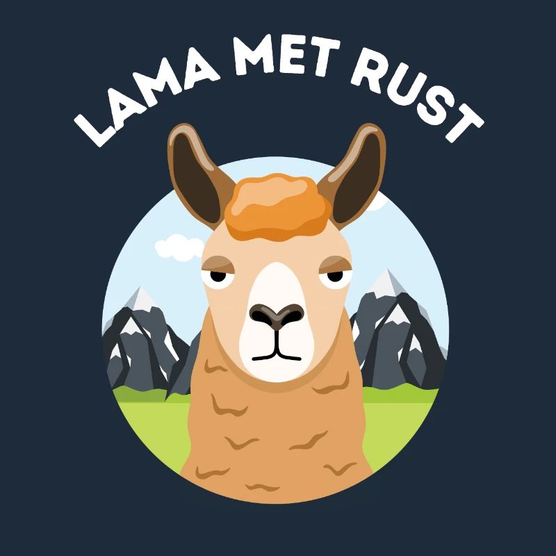 Llama at Rest – Funny pun