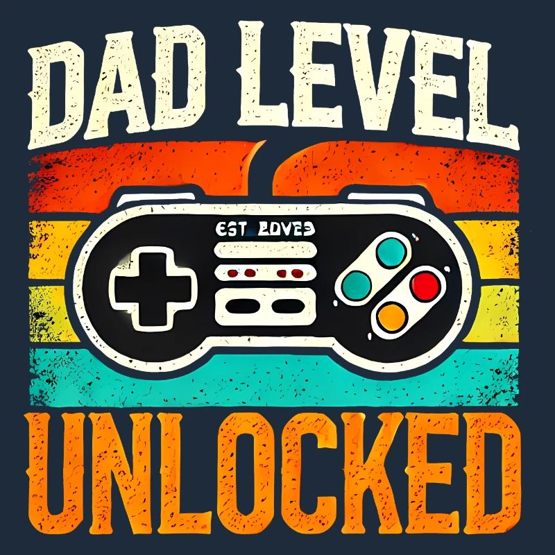 Dad Level Unlocked Retro Controller, Fathers 