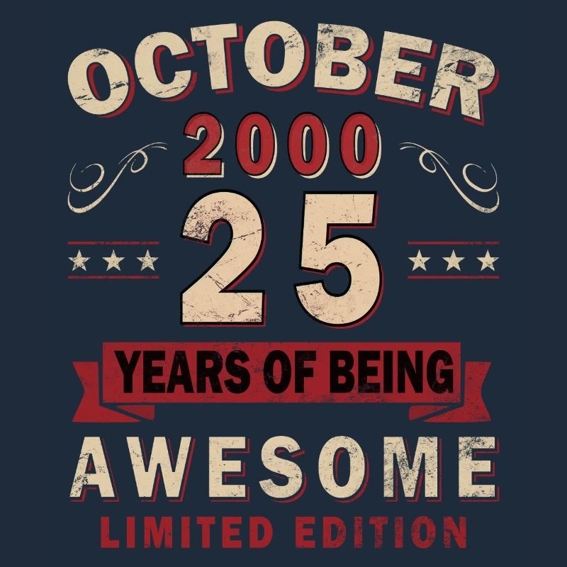 25e anniversaire Original Octobre Année 2000