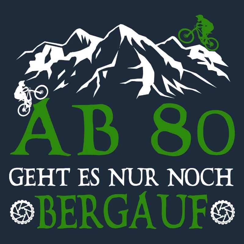 From 80 onwards, it's all uphill Bikers