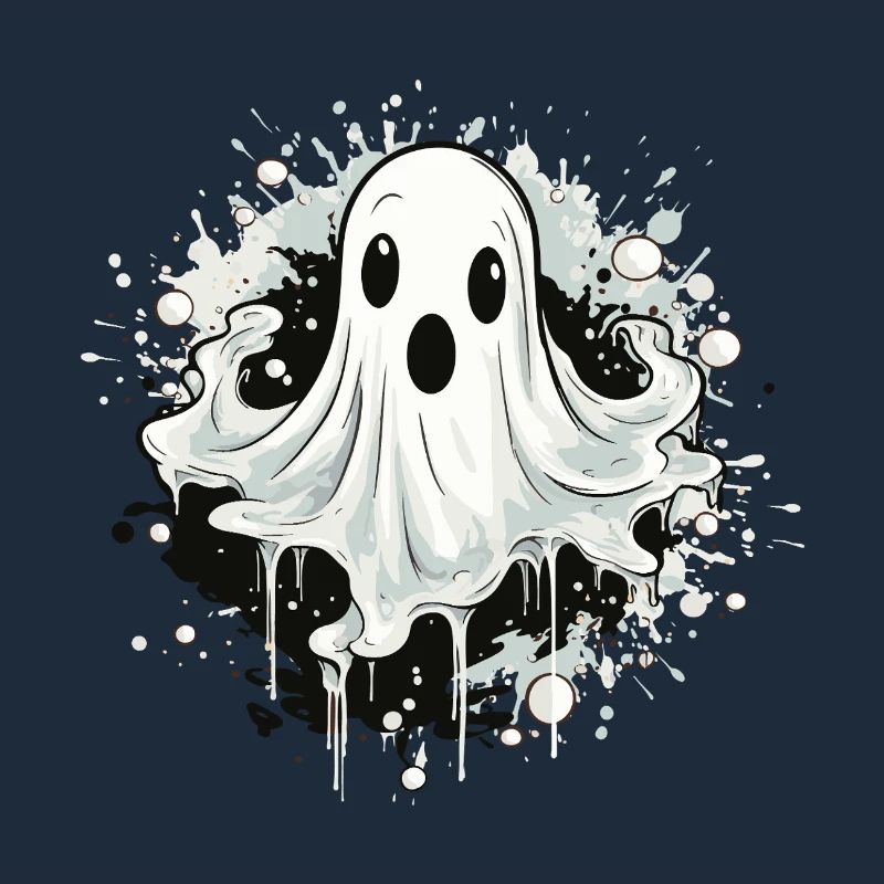 Ghost Splatter Motif