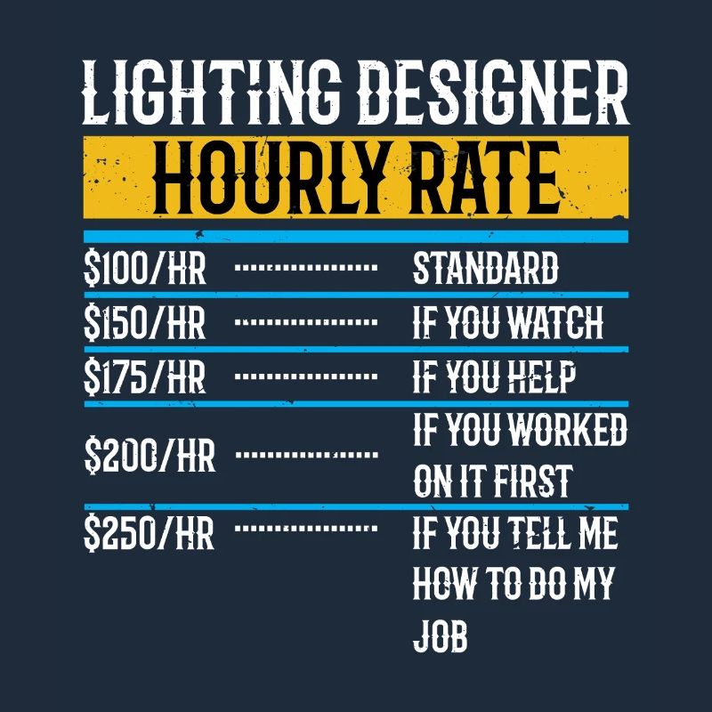Lighting Designer Hourly Rate Funny Lighting