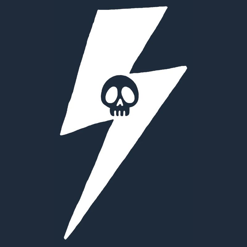 Skull and White Lightning