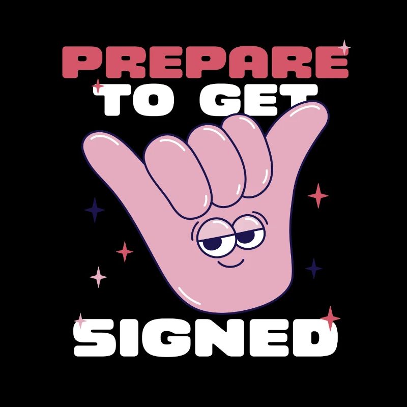 ASL Gebärdensprache Prepare To Get Signed