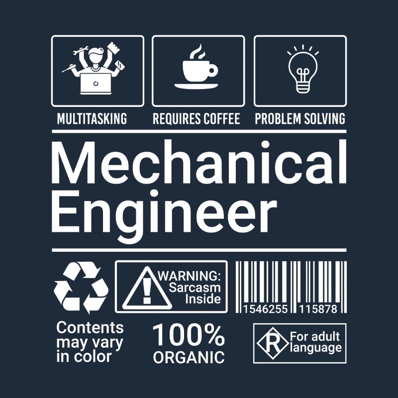Mechanical Engineer Description Sarcastic Geek