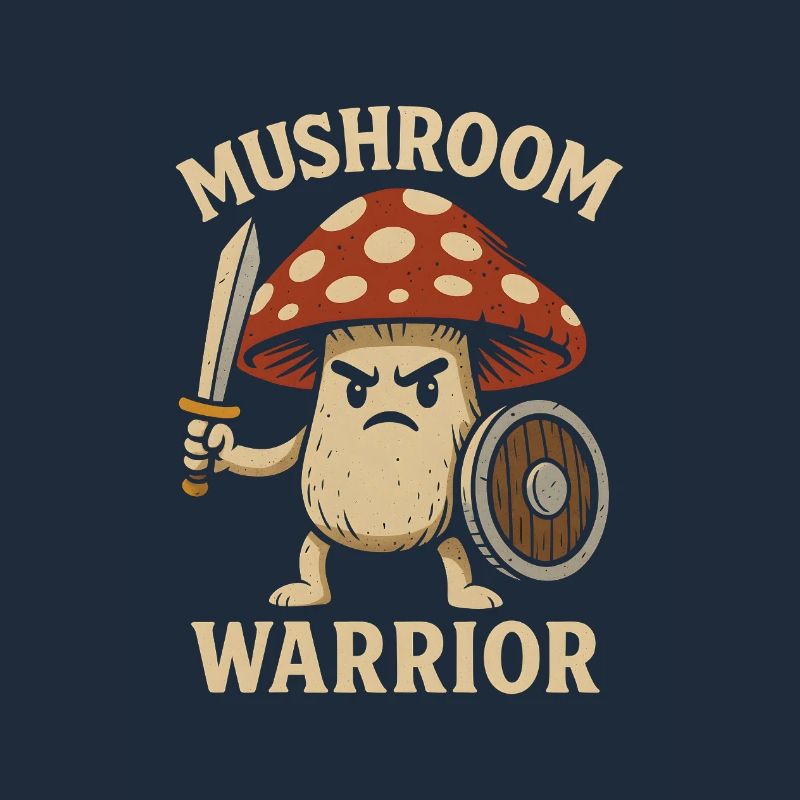 Guerrier champignon avec épée