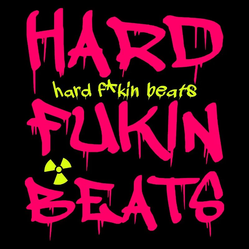 Hard Fukin Beats Graffiti Tee