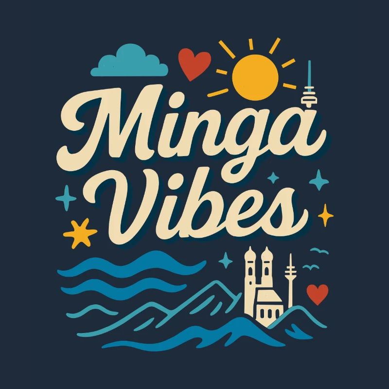 Minga Vibes Munich Skyline Design