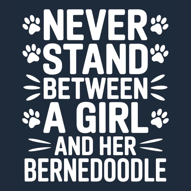 Bernedoodle Spruch Mädchen Bernedoodle Geschenk