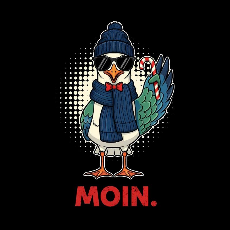 Moin Möwe Seemann Ostfriesland Urlaub 