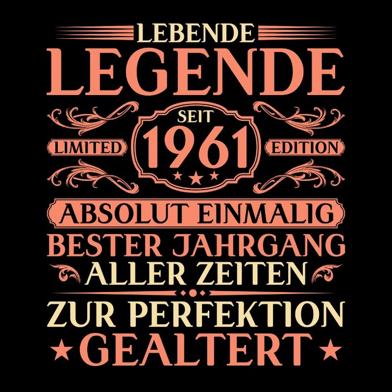 65. Geburtstag Absolut Einmalig seit 1961