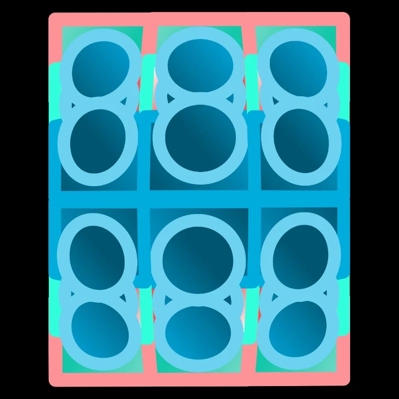 blue pattern, graphic art