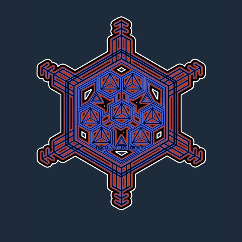 Fraktal Evolution Experience Stern Hexagon Muster