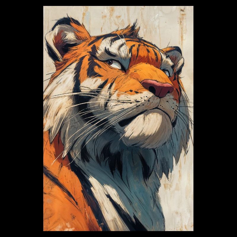 Illustration eines Tigers