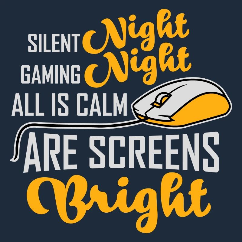 Silent Night Gaming Night All Calm Screens Bright