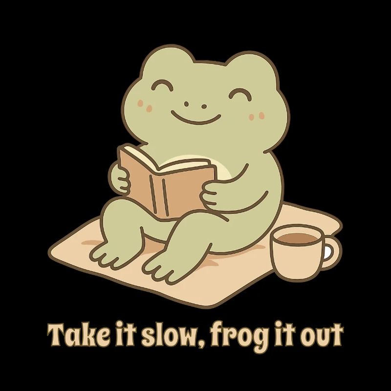 Reading Frog – Take it slow Design