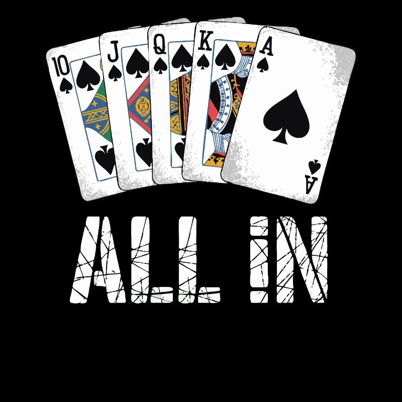 Poker Royal Flush - ALL IN Design