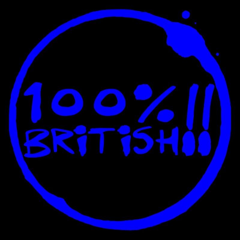 100 % britannique - Design éclaboussé d’encre audacieuse