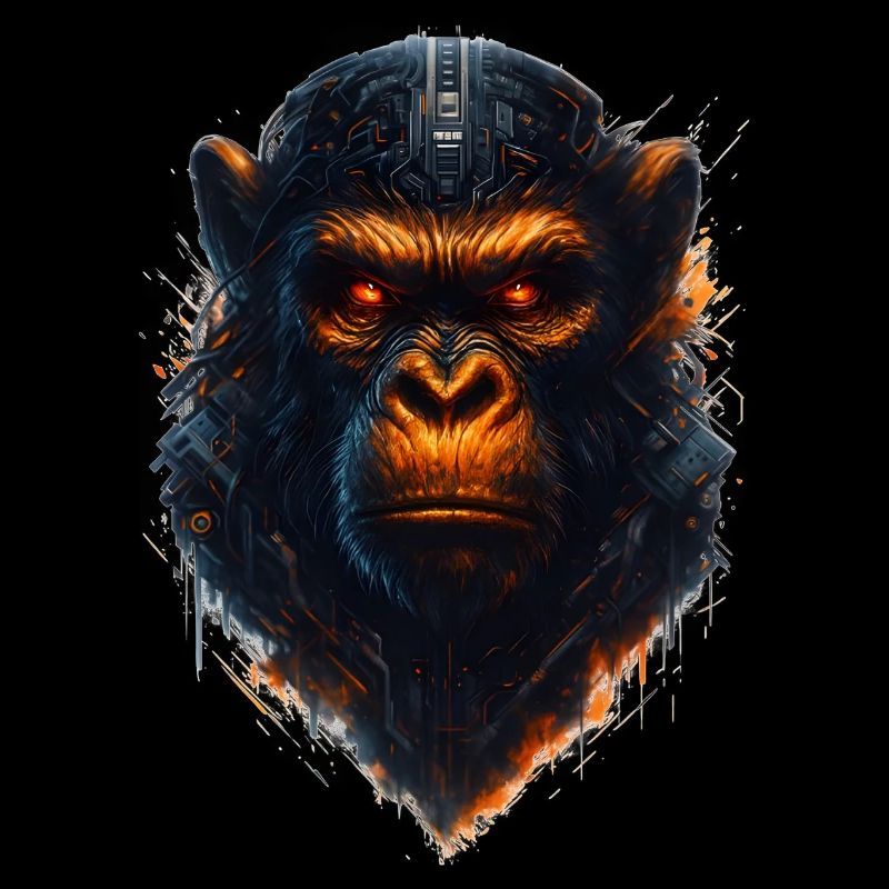 Cyberpunk Monkey