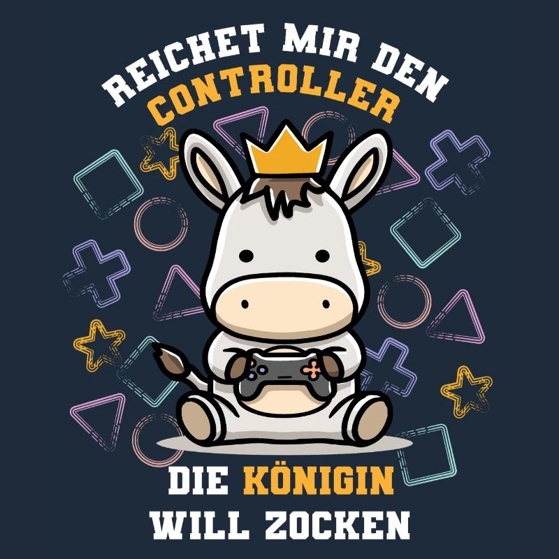 Reichet mir den controller die Königin will zocken