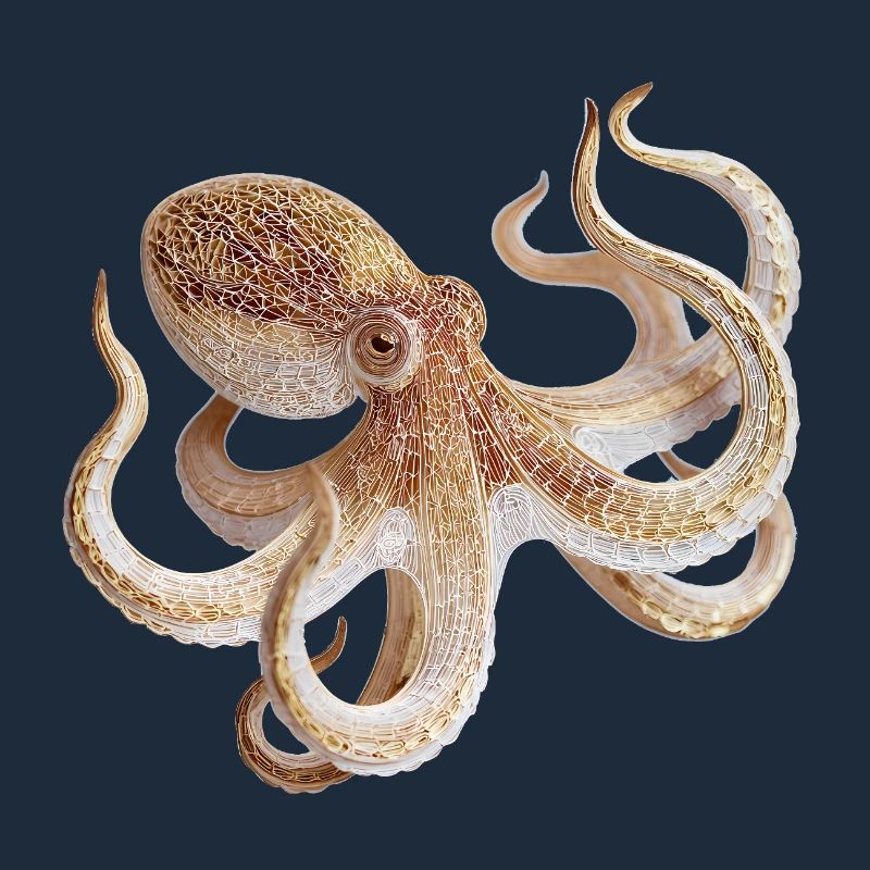 Octopus Net Pattern – Maritime Style