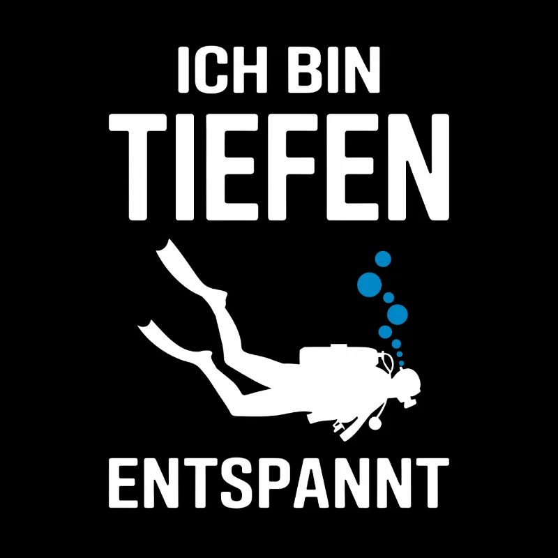 Diving I'm a deeply relaxed diver