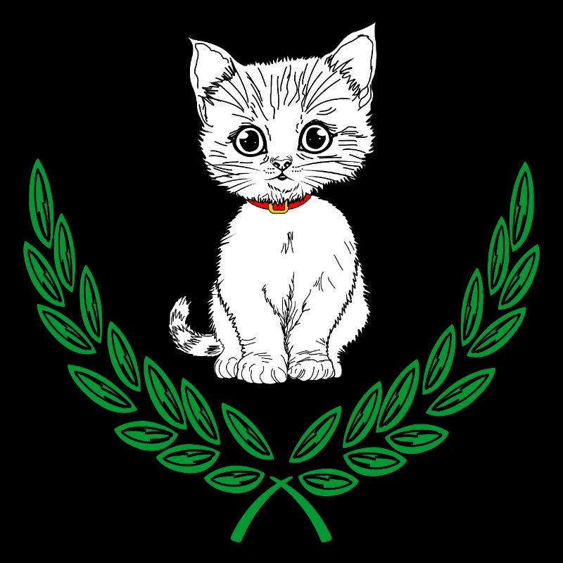 White in Laurel Wreath