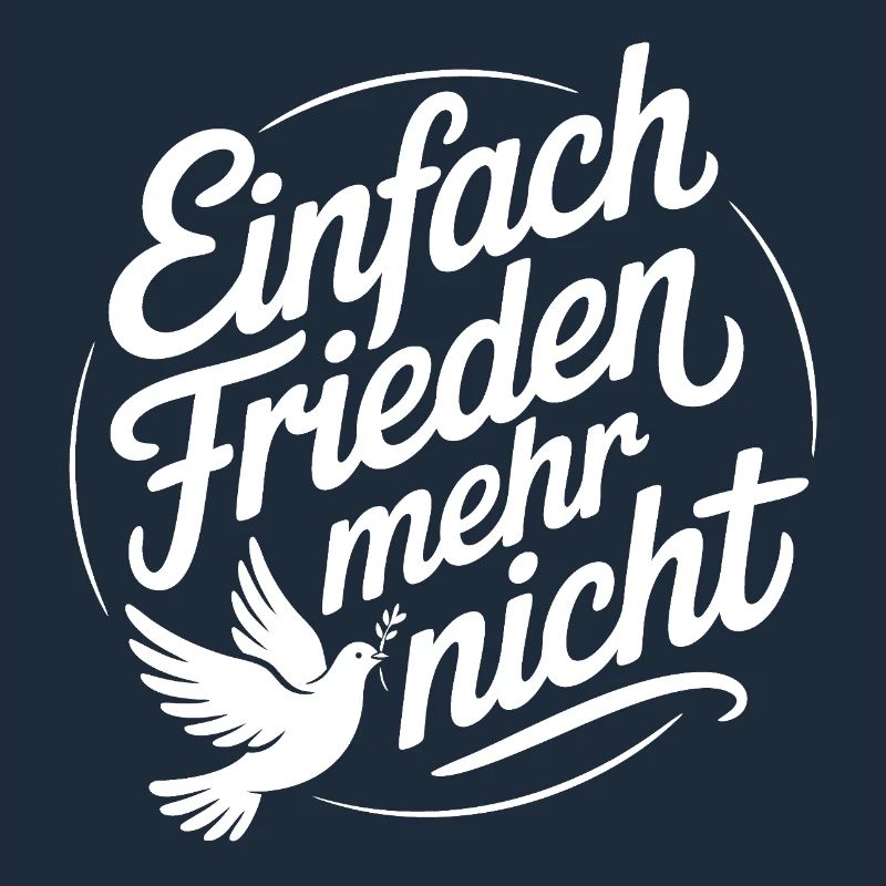Friedensbotschaft mit Friedenstaube | Peace Design