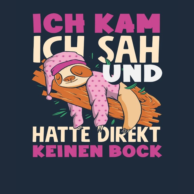 Funny Sloth No Motivation Saying