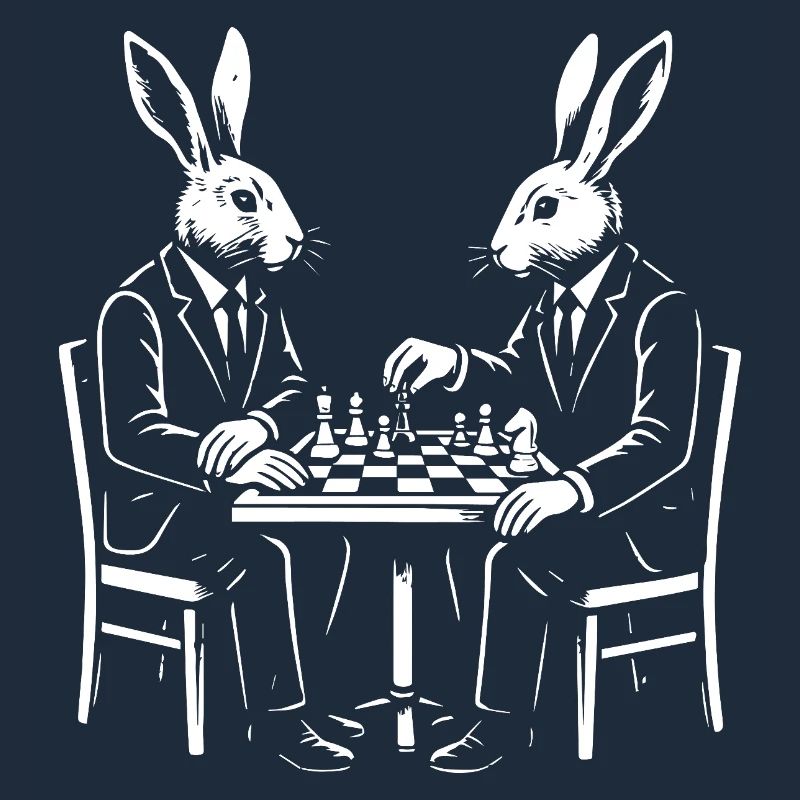 Dapper Rabbits Schachspiel