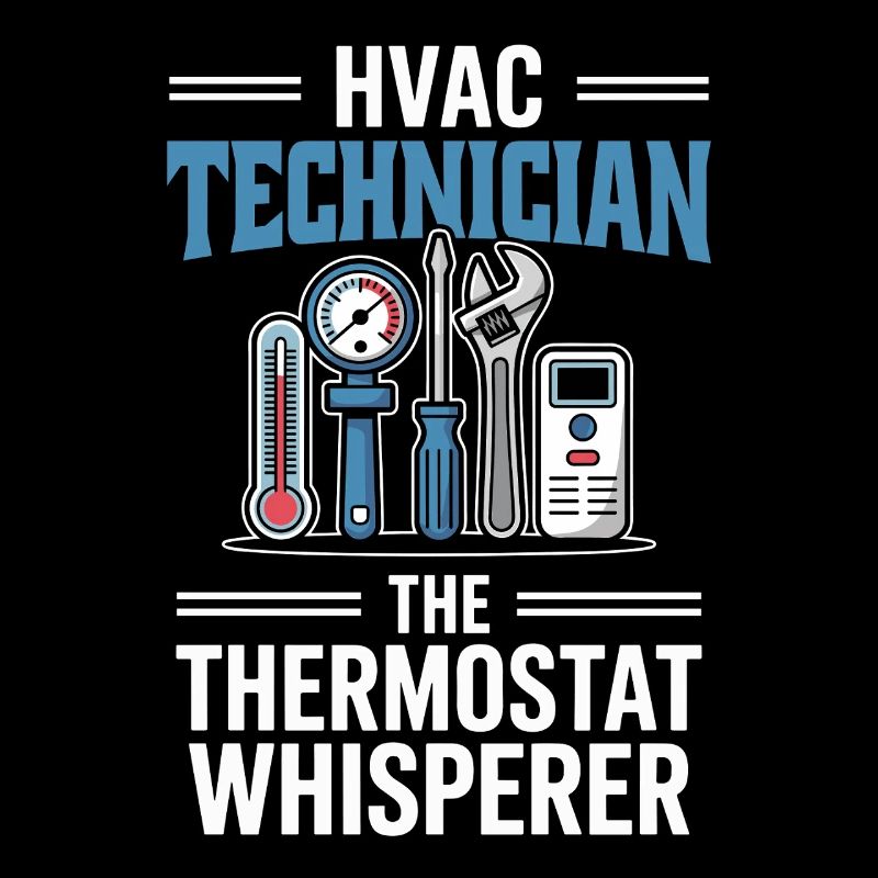 Thermostat Flüsterer HVAC Techniker Geschenk