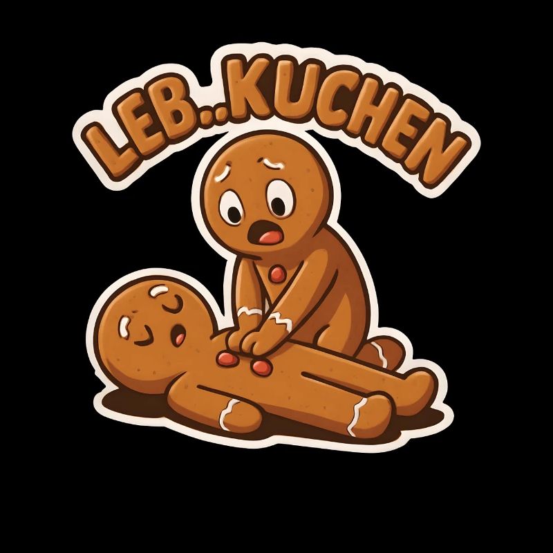 Cake Gingerbread First Aid Saying Funny