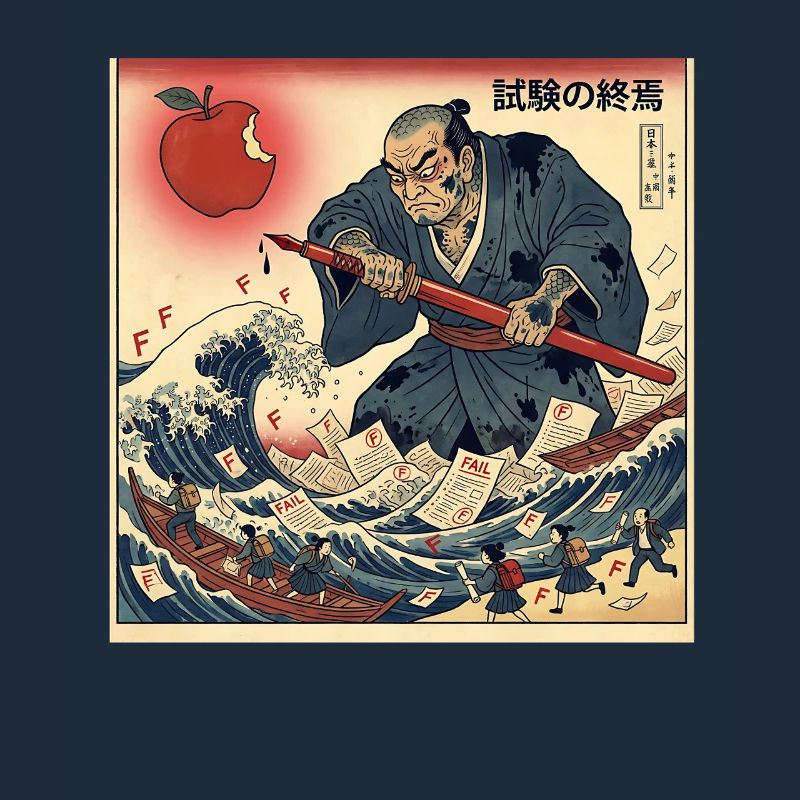 試験の終焉 Samurai Kampf Gegen Schulprüfungen
