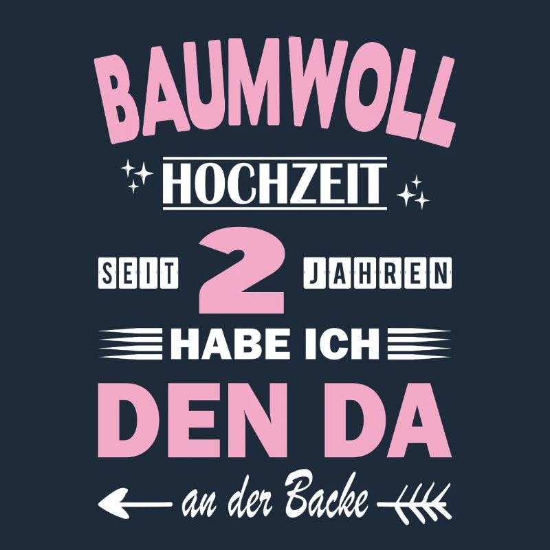 2. Hochzeitstag Jahrestag Ehefrau Geschenk