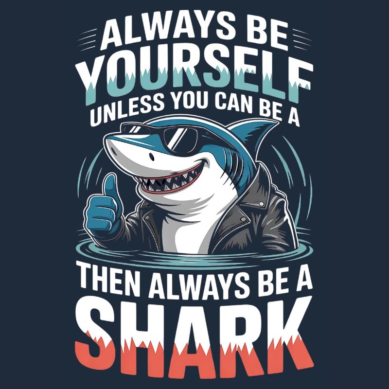 Sei immer du selbst, es sei denn, du kannst ein Hai sein