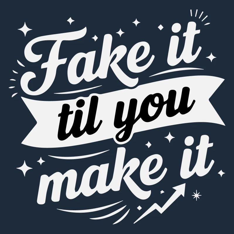 Fake It Till You Make It – Kräftiges Retro-Weiß