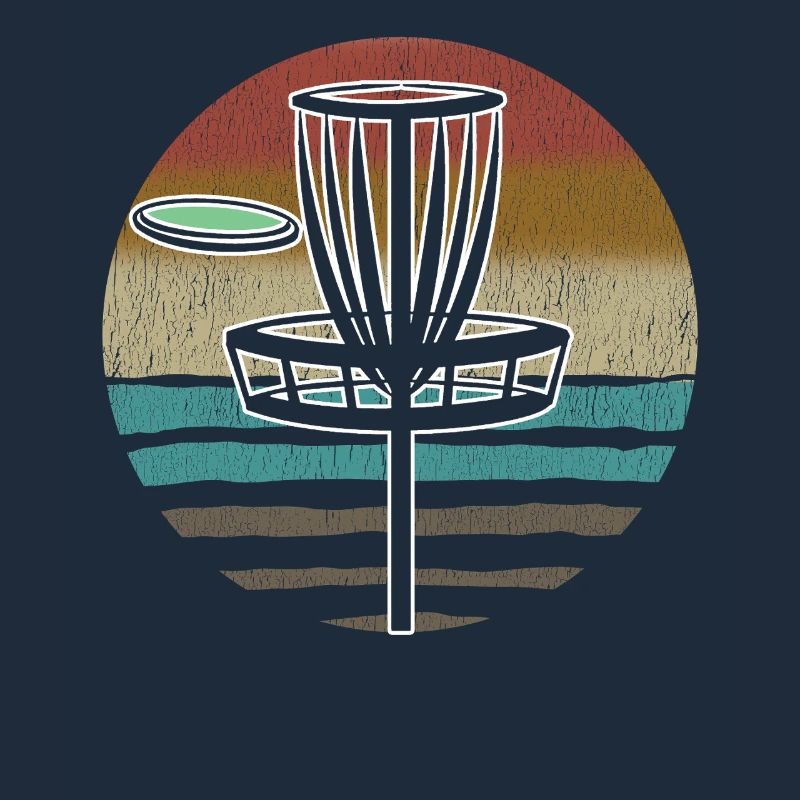 Coucher de soleil sur le disc golf