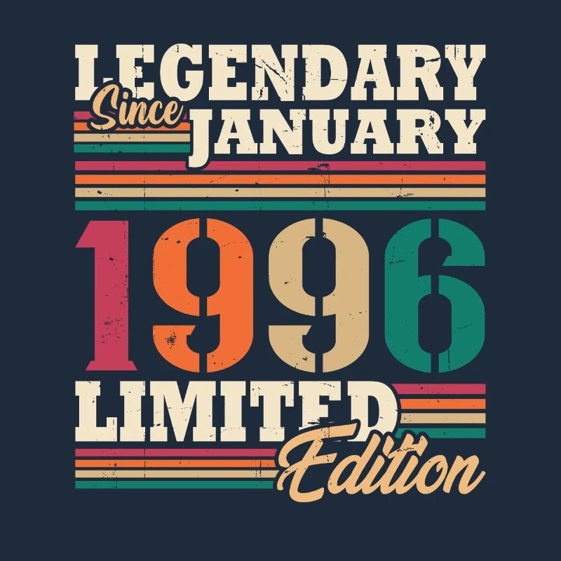 Retro-Geburtstagsgeschenk im Januar 1996