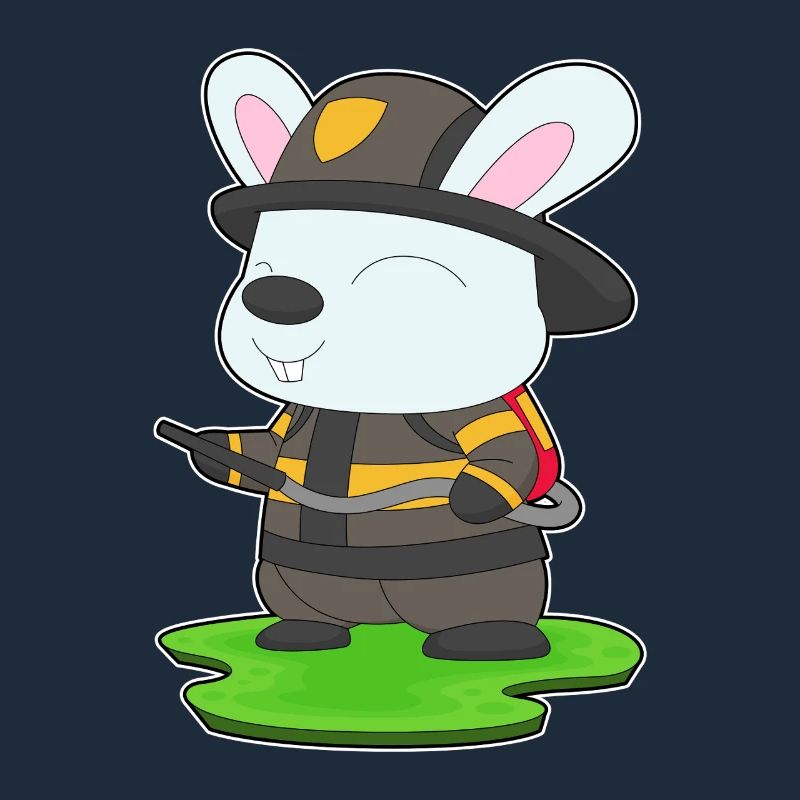 Pompiers Rabbit Extincteur Brigade