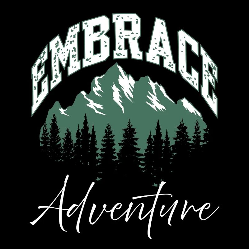 Umarme das Adventure Mountain Logo