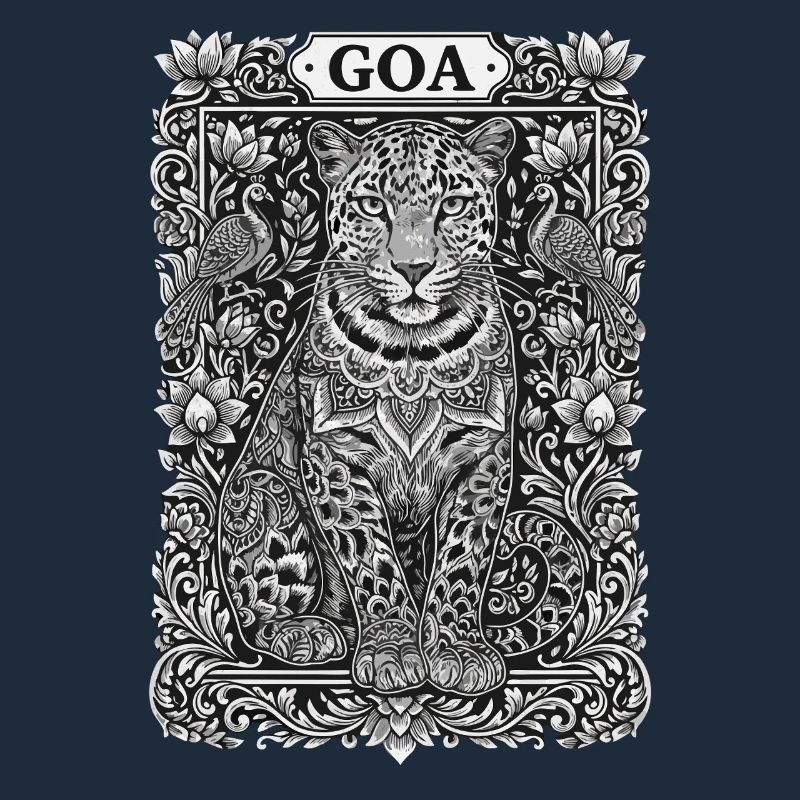 Mandala du léopard de Goa