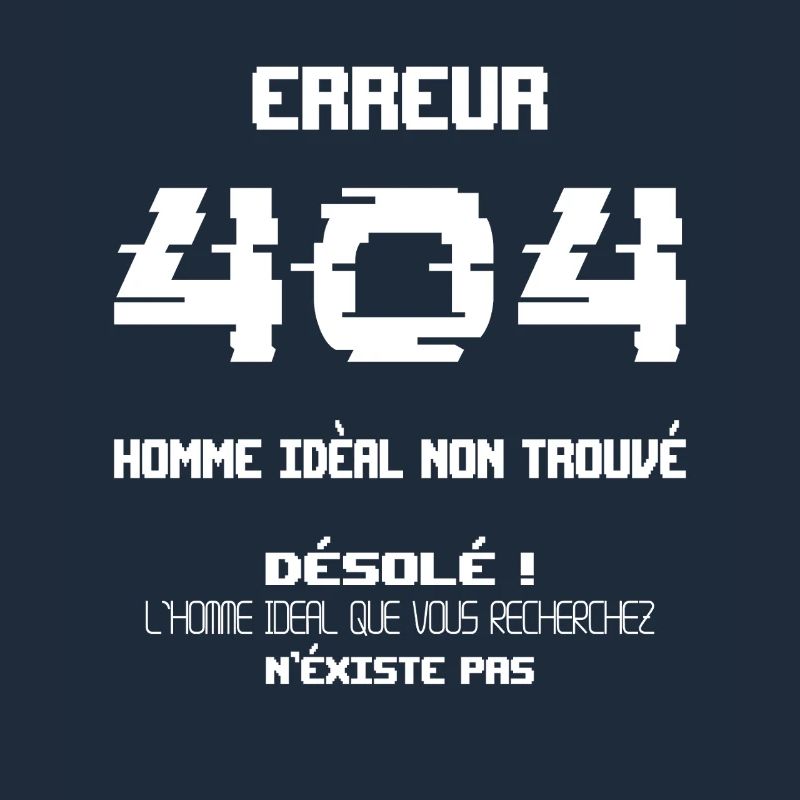 Error 404 Ideal Man Not Found