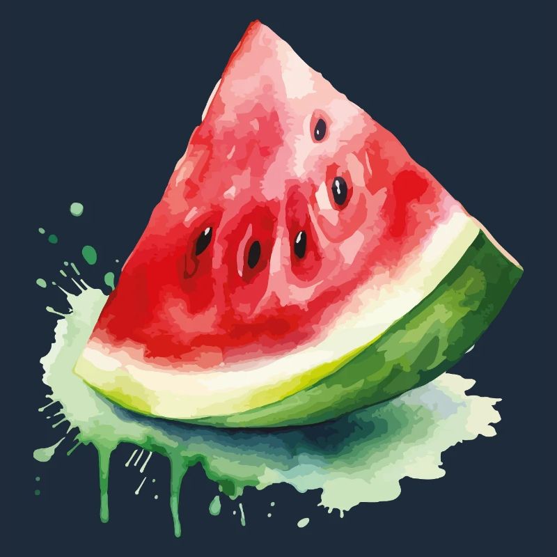 Éclaboussure d’aquarelle pastèque