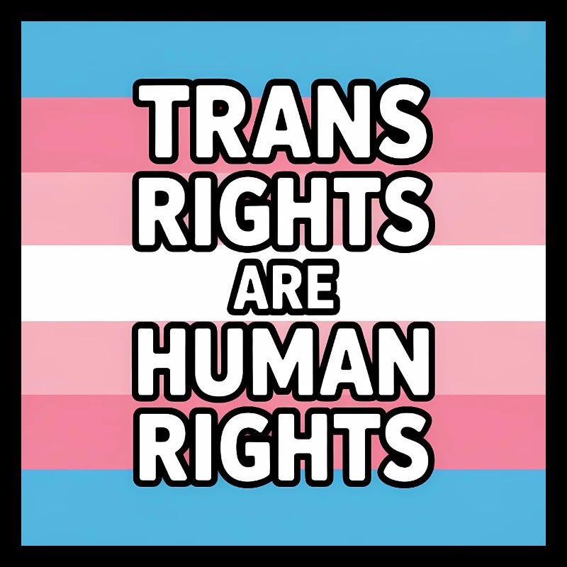 Trans-Rechte sind Menschenrechte – Pride Tee